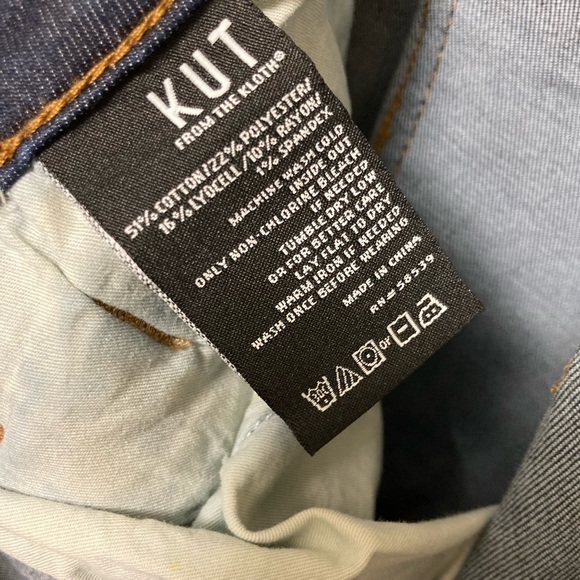 Kut from the Kloth Donna Curved Hem Ankle Skinny Jeans size 6 - Picture 9 of 11